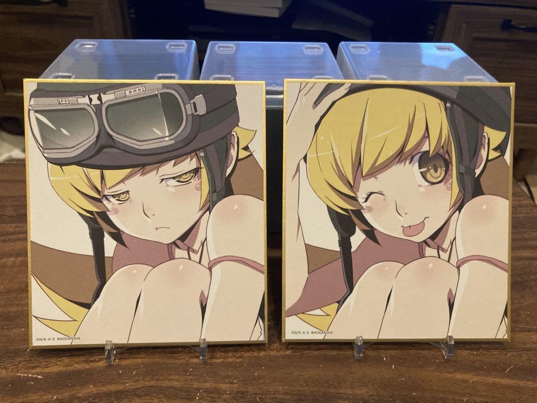 化物語 KEY animation ショップ note prologue 複製サイン色紙 化物語